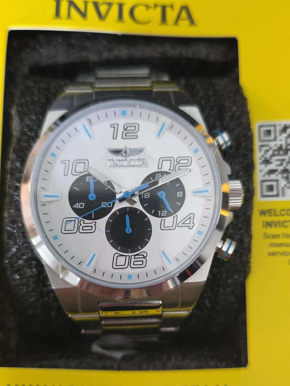 282.  Invicta Speedway Men's Watch - 44mm. Steel (50423)